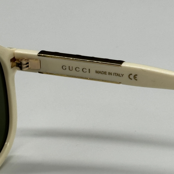 NEW GG1188S 005 GUCCI UNISEX AVIATOR WHITE SUNGLASSES GUCCI UNISEX EYEWEAR - Picture 12 of 14